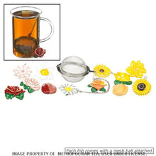 Load image into Gallery viewer, Banff Mesh Tea Ball Infuser w/ Assorted Flower Charm