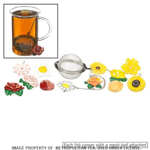 Banff Mesh Tea Ball Infuser w/ Assorted Flower Charm